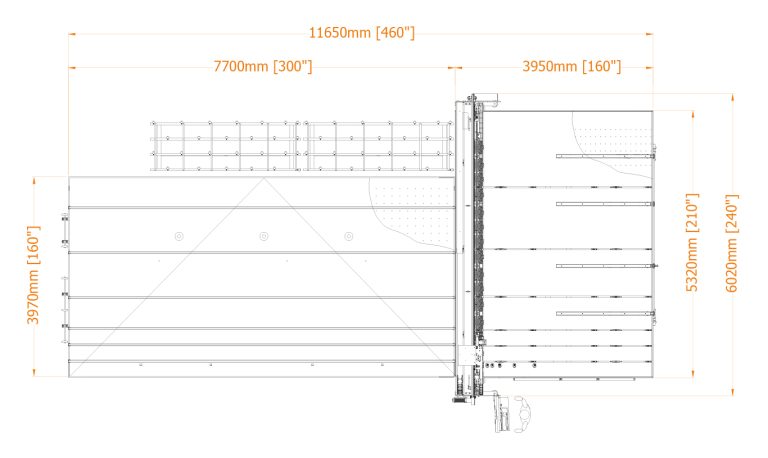 La Maquinaria para el Corte Vidrio Laminado TUROMAS ofrece una calidad de corte excepcional y un muy alto rendimiento. LAM 405